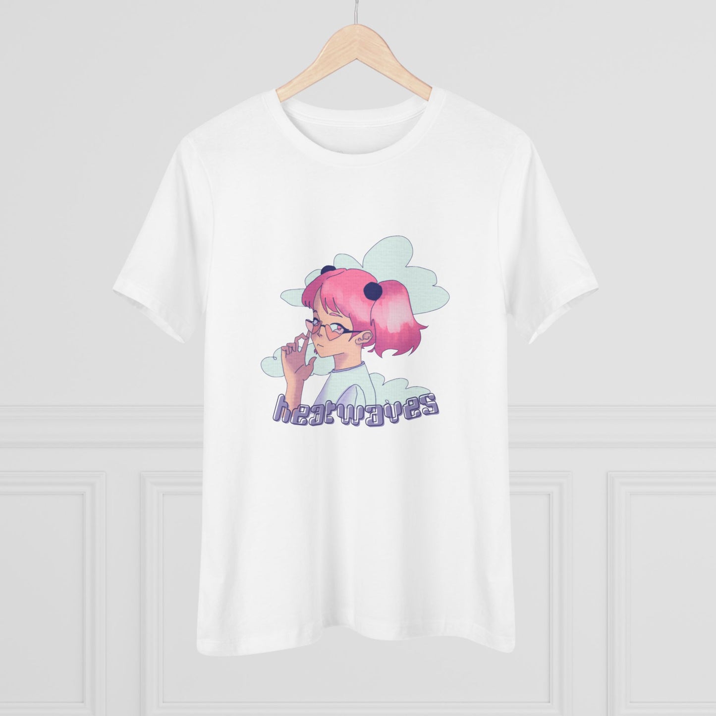 "Heatwaves" Aesthetic Graphic Tee – Dreamy, Cool, and Effortlessly Bold